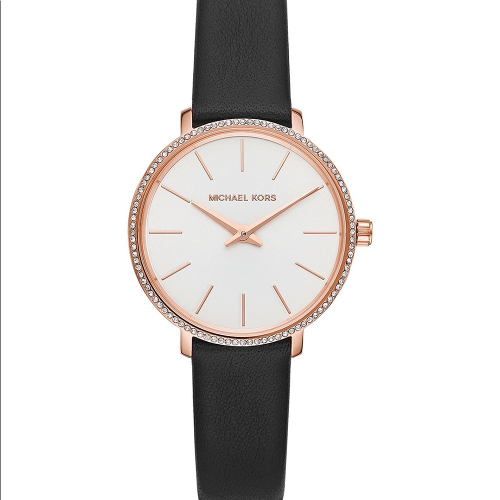 🆕Michael Kors leather strap watch 32mm